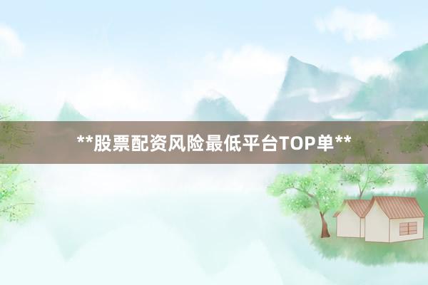 **股票配资风险最低平台TOP单**